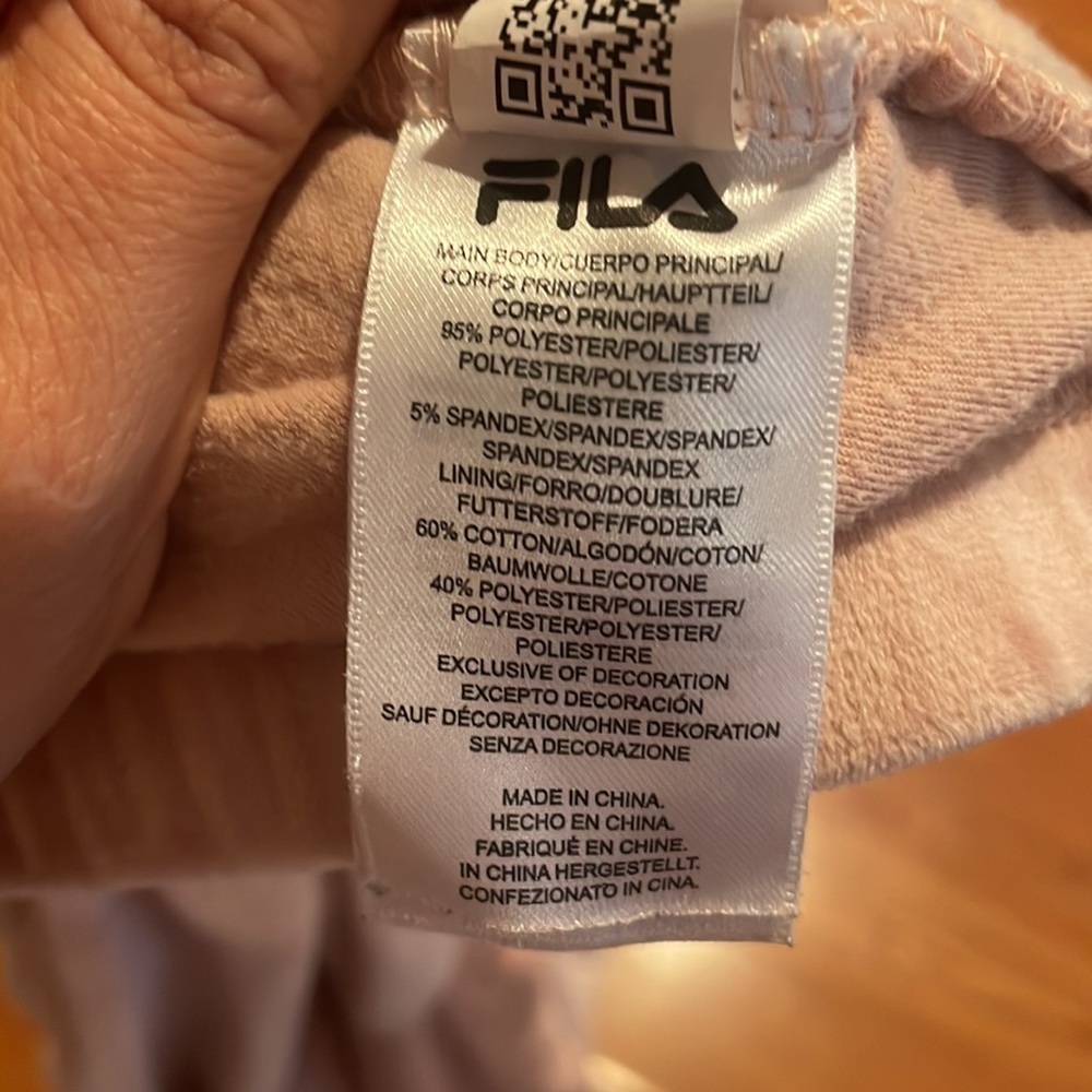 EUC Fila Womens Plus Size Sweater size XXL LIGHT PINK - Picture 10 of 13